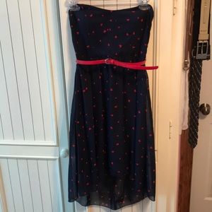 Windsor Strapless Dress with Belt